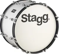 STAGG MABD-1810 - Маршевый бас-барабан с ремнем и колотушкой 18x10" белый