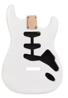 BST-04 WH корпус для электрогитары типа Strat, ольха, глянец, цвет белый, Smiger