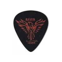 CLAYTON BS100/12 - медиатор- 1.00 mm BLACK RAVEN стандартные