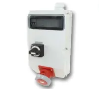 PCE Розетка настенная 125А/400V/3P+N+E/IP54, с выключателем и блокировкой 9029100