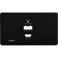 Kramer WP-789R EU PANEL SET- Лицевая панель для приемника WP-789R/EU-80/86(W), цвет черный