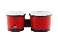 NINO17R-BK Бонго 6,5" х 7,5", пластик АБС, красный, Nino Percussion