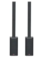 Qtex QAL KQ25- Комплект из активного и пассивного сабвуферов, 2х8“ по 300 Вт, микшера (с Bluetooth) и 2 линейных массивов 8x3“ по 250 Вт