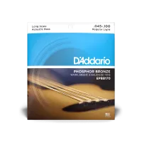 D'addario EPBB170 - струны для 4 струнной акустической бас-гитары ( 45 - 100 ) фосфористая бронза