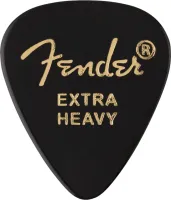 FENDER 351 Shape Premium Picks Extra Heavy Black (12)