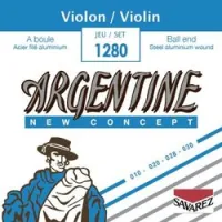 Savarez 1280  argentine комплект струн для скрипки, c бобиной, стандартное натяжение