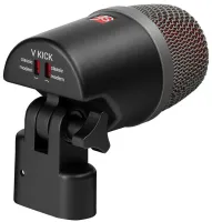 SE ELECTRONICS V KICK  - микрофон для подзвучивания бас-барабана. Диаграмма направленности: суперкардиоидная, 20 Гц – 19 кГц, 3-контактный разъем XLR (папа).