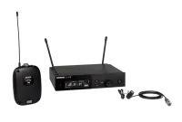 Shure slxd14e/85-h56. цифровая радиосистема shure с поясным передатчиком и петличным микрофоном wl185, кардиоида, 518-562 мгц