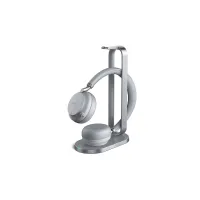 BH72 with Charging Stand Teams Light Gray USB-A, Беспроводн BT,BHC76,Зарядка Qi,HD звук,Шумопод,Сер