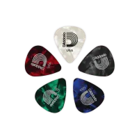 1CAP4-10 Pearl Celluloid Medium Медиаторы разноцветные средние, целлулоид, 10шт Planet Waves