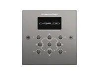 CVGAUDIO ERC-1BL - Настенный программируемый контроллер управления, TCP/IP, RS485, питание PoE, OLED дисплей, цвет черный