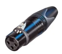 Neutrik NC3FX-BAG кабельный разъем XLR female черненый корпус
