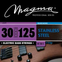 Magma Strings BE156S - Струны для 6-струнной бас-гитары 30-125, Серия: Stainless Steel, Калибр: 30-40-60-80-100-125, Обмотка: круглая, нержавеющая ста