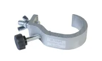 ИМЛАЙТ H25-HOOK-S20-38\51 Струбцина алюминиевая с винтовым фиксатором для трубы 38–51 мм, упорная пластина, S20 проставка высотой 20мм, нагрузка до 70 кг.