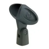 K&M 85050-000-55  эластичный держатель для микрофона 22-28 mm, чёрный
