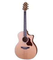 CRAFTER GAE-7/NC+ Чехол - электроакустическая гитара Гранд Аудиториум- SolidTop кедр, натурал