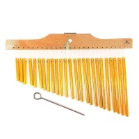 AP Percussion FL-25 Чаймс однорядный, 25 трубочек, материал: анодированный алюминиевый сплав, цвет: золотой