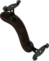 0 violin shoulder rest Viva Flex 80FST5 - 1/8-1/4 violin shoulder rest with comfortable transparent shoulder support, with foldable black forks and swivel end members. Black color