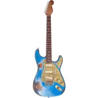 Paoletti stratospheric loft 05/30 firemist  электрогитара, stratocaster, цвет голубой, кейс
