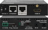 Lightware hdmi-tps-tx97, hdbaset передатчик hdmi1.4+ethernet+rs-232+двунаправленный ик сигналов по одному кабелю витой пары до 170 метров; поддержка hdcp, edid, 3d и 4k/uhd, poe.
