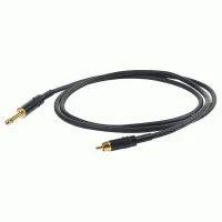 PROEL CHLP220LU3 - сценический кабель, 6.3 джек моно <-> RCA (папа), длина - 3 м