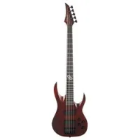 Solar guitars ab2.5rb  5-струнная бас-гитара, hh, активный 2-х полосный эквалайзер, цвет коричневый