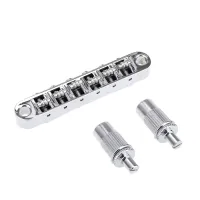 MX1707CR Бридж Tune-O-Matic роликовый для Les Paul, хром, Musiclily