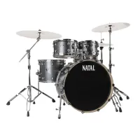NATAL KAR-UF22-RDS ARCADIA DRUM SET UF22 PACK WITH HARDWARE RED SPARKLE ударная установка из 5-ти барабанов (том том 10'x8', 12'