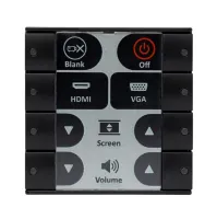 Biamp Impera Echo 8EUB - AV-контроллер, 8 кнопок, форм-фактор EU, черный