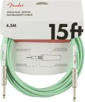 FENDER 15" Original INST CABLE Surf Green