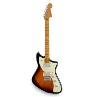 FENDER Player Plus Meteora HH MN 3-Tone Sunburst электрогитара, цвет санберст, чехол в комплекте