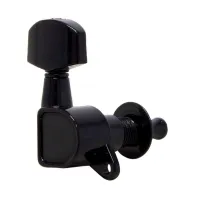 FIREandSTONE Guitar Machineheads Black Set+ колки для электрогитары 6 в линию черные