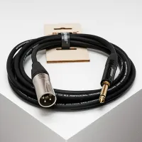 IC124-XMJM-2m Кабель инструментальный, XLRM-6.35мм моно, 2м, SHNOOR
