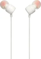 JBL T110 WHT проводная стерео гарнитура с наушниками-затычками, цвет - белый