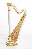 MLH0021 Iris Арфа 21 струнная (A4-G1), цвет белый глянцевый, Resonance Harps