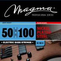 Magma Strings BE180N - Струны для бас-гитары 50-100, Серия: Nickel Plated Steel, Обмотка: круглая, никелированая сталь, Натяжение: Light Heavy.
