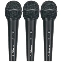 Phonic DM680 (3 pack) комплект из трёх динамических кардиоидных микрофонов c выключателем.
