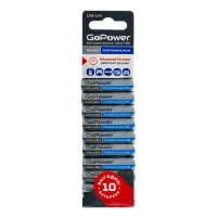 00-00019864 Super Power Alkaline Элемент питания AAA/LR03 щелочной 1.5В, 10шт, GoPower