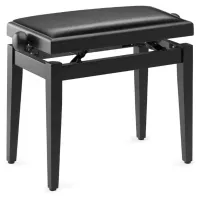 Nordfolk nap-5102 black (уценка)  банкетка для клавиш, черн, верх - иск. кожа, дефект покраски, скол