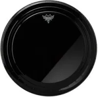 Remo PR-1420-00  20"Powerstroke Pro, ebony пластик для бас барабана однослойный, чёрный, с демп. кольцом