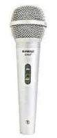 SHURE C607-N Микрофон динамический вокально-речевой с выключателем и кабелем 4,5 м (XLR-1/4"), серебристый