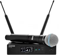 SHURE QLXD24E/B58 G51 - вокальная радиосистема с ручным передатчиком BETA58 (470 - 534 MHz)