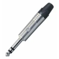 LOSEN LC3135 Разъем 6,35 stereo, никелевый корпус, никелевый контакт.
