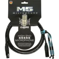 Klotz m5fm10  m5 микрофонный кабель xlr(f)/ xlr(m), 10 м, черный, разъемы neutrik