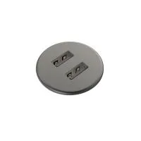 FORMING FUNCTION 9353003029- Встраиваемая металлическая зарядная станция серии Powerdot с 2xUSB, антрацит