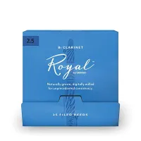 Rico rcb0125-b25  трости для кларнета bb, royal (2 1/2), 25 шт. в пачке
