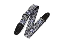 M8HT-10 Prints Series Ремень для гитары, тканный, синий принт, Levy's