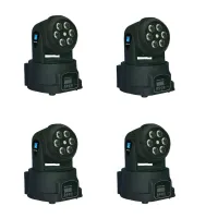 LM70L Комплект из 4 штук моторизированных светодиодных мини-прожекторов с лазером, 6х8Вт, Big Dipper