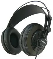 SR850C профессиональные полуоткрытые студийные наушники, амбюшур-велюр,32 Ом, 10Гц - 30кГц, чувств-ть 98 дБ, драйверы Ф50 мм, неодимовые магниты, мембрана 38 микрон, кабель 2,5м, вес 0,276 кг Samson