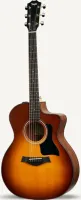 TAYLOR 114ce-SB электроакустическая гитара, цвет санбёрст, в комплекте чехол